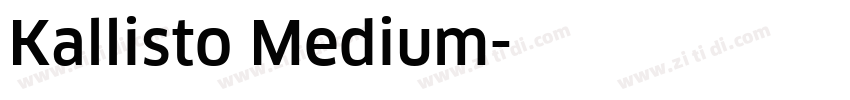 Kallisto Medium字体转换